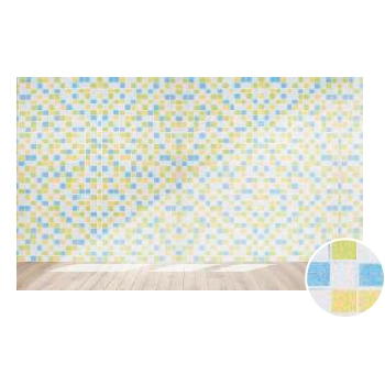 Papel Parede 45x1000cm Quadrados Color Ct0077 5220 Chinatown