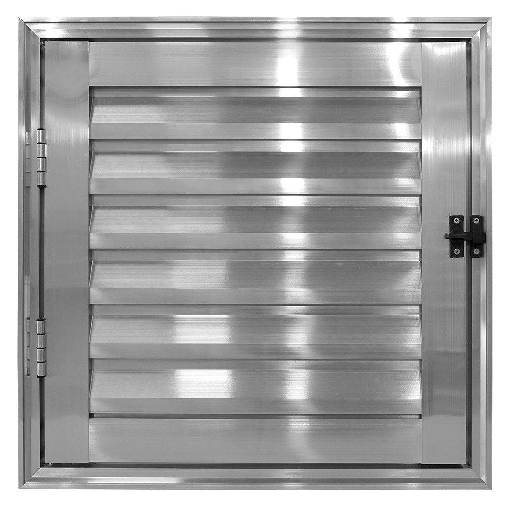 Porta Palheta Abrigo Alçapão Alumínio 80x60 - Linha 25