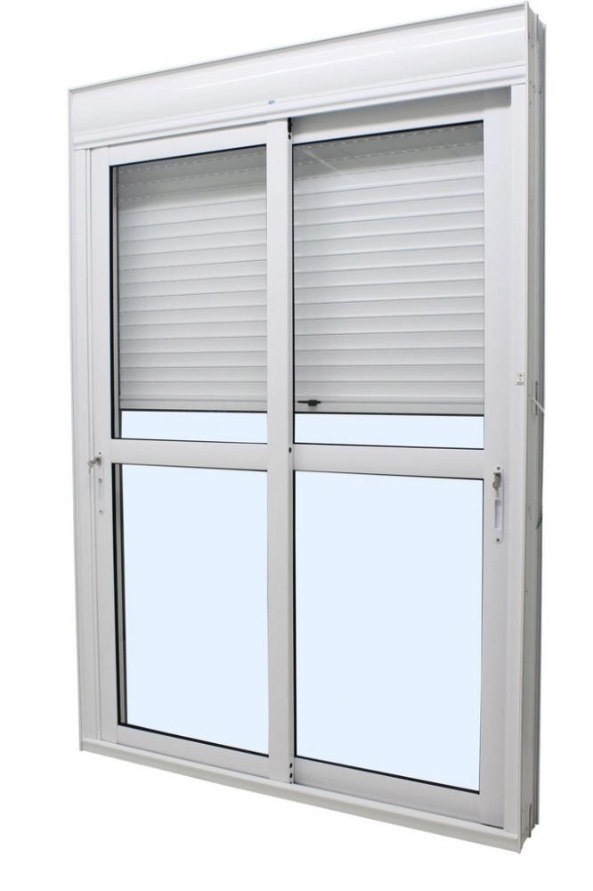 Porta Veneziana Integrada 2 Folhas Móveis C/ Controle 230x200