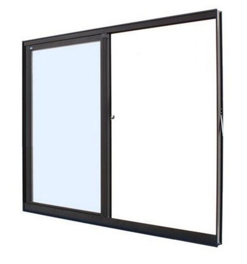 Janela De Alumínio 02 Folhas Classic Preto - 100x150