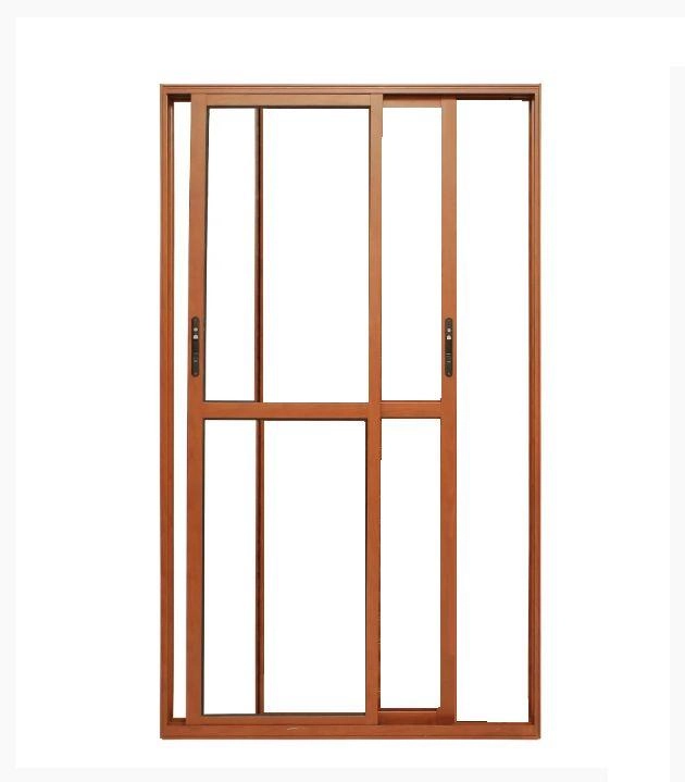 Porta De Aluminio 02 Folhas Móveis Maxx Madeiro - 210x160