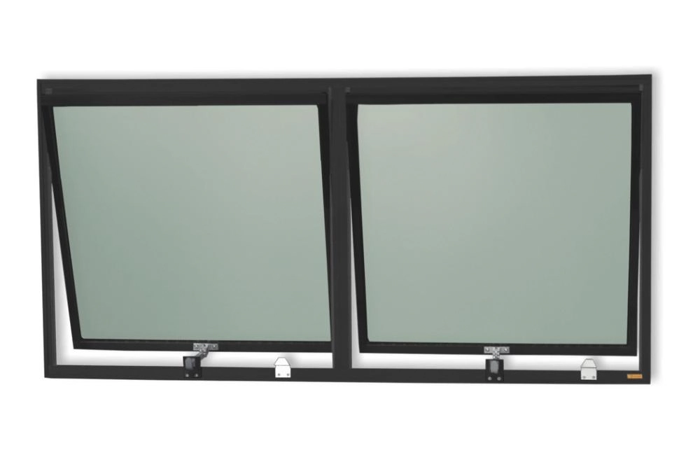 Maxim Ar 2 Seções Em Alumínio Classic Preto- 60x120