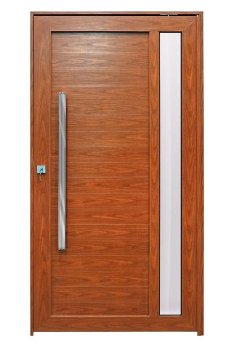 Porta Pivotante Com Visor Lambril Madeiro Esquerda - 230x120