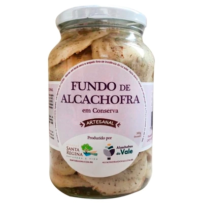 Fundo Alcachofra C/vinagre Santa Regina 300g