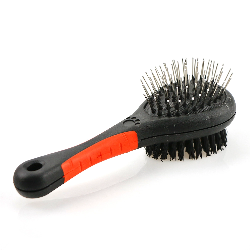 Escova Dupla Pet Black Napi Pequena 18 Cm