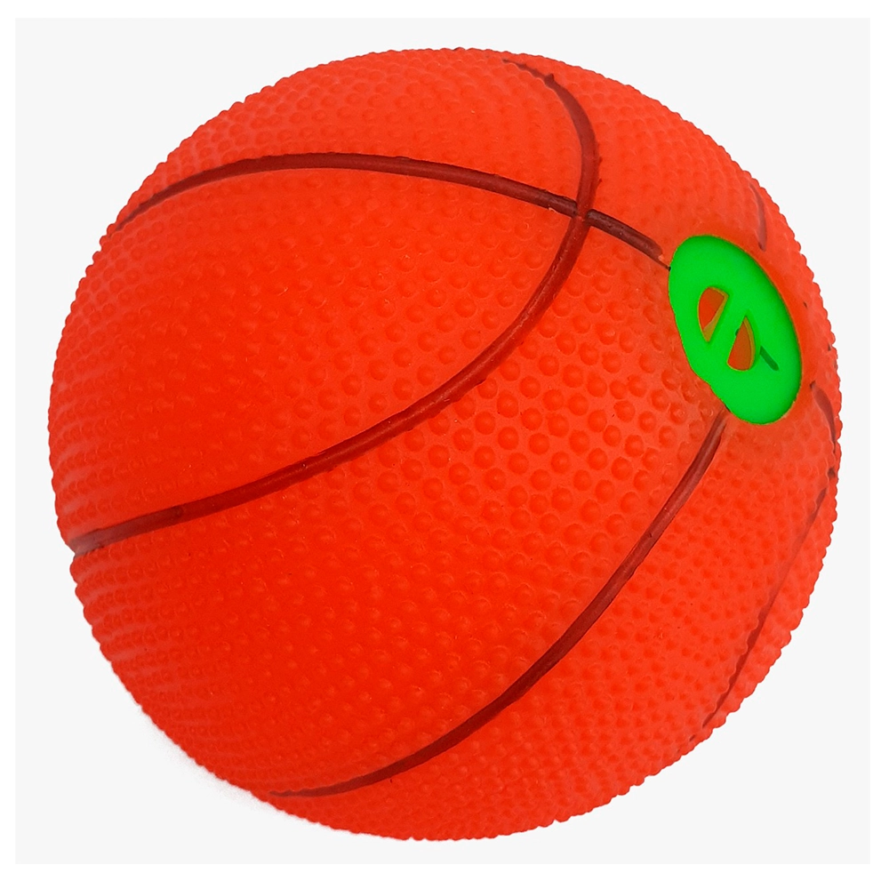 Bola Petisco Basquete Napi Para Cães 10 Cm