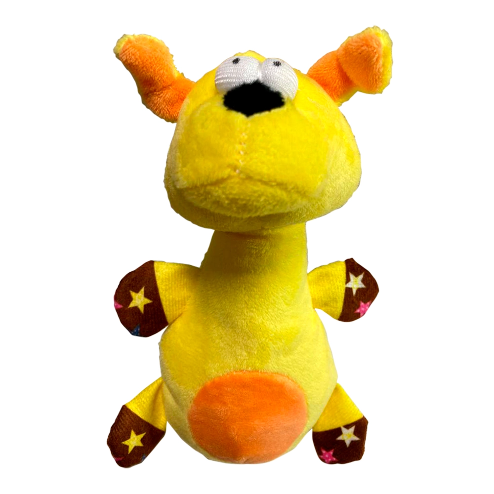 Brinquedo Pelúcia Napi Cachorro Amarelo Para Cães 18 Cm