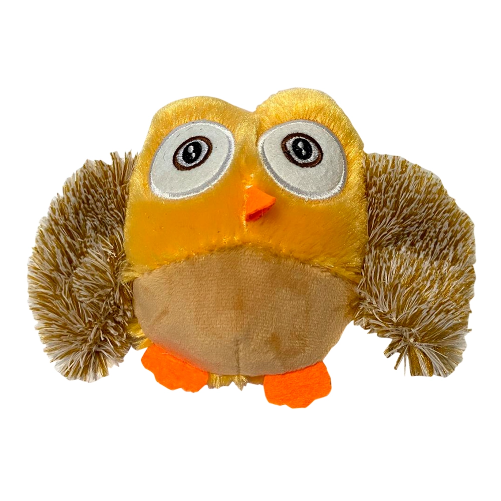 Brinquedo Pelúcia Napi Bege Para Cães 13 Cm