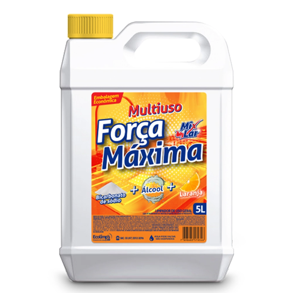 Limpador Multiuso Força Máxima Mix Lar - 5 Litros
