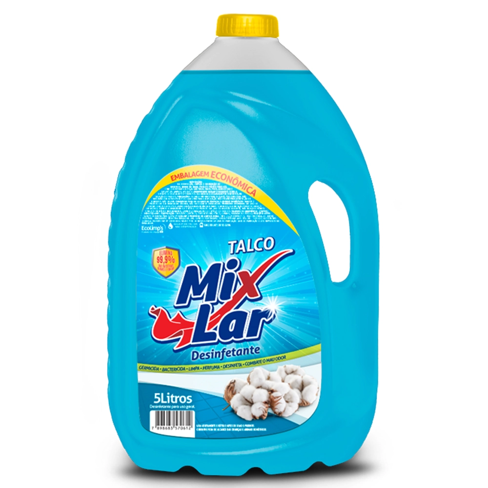 Desinfetante Uso Geral Mix Lar Talco - 5 Litros