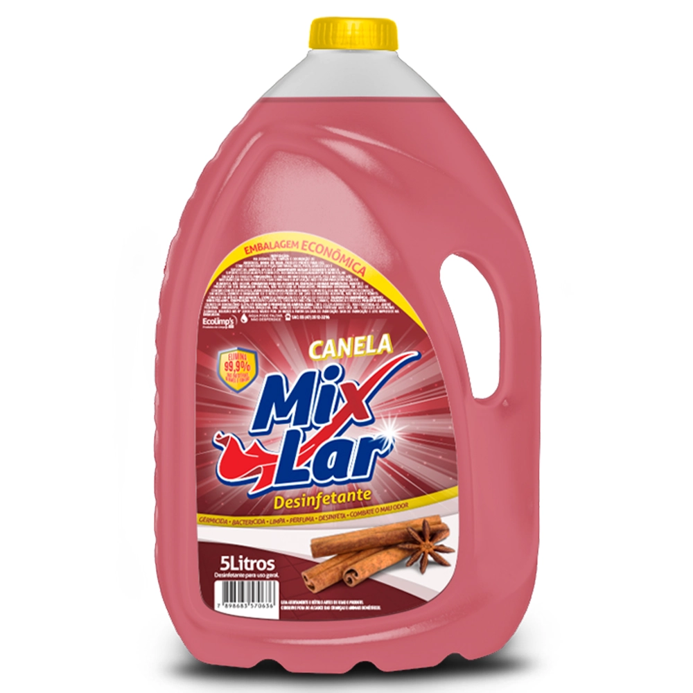 Desinfetante Uso Geral Mix Lar Canela - 5 Litros