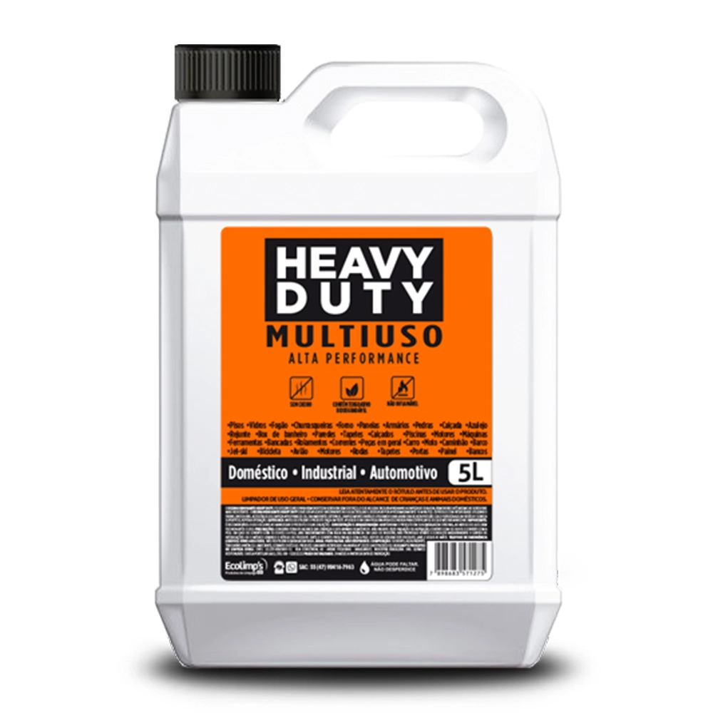 Limpador Multiuso Desengordurante Heavy Duty - 5 Litros