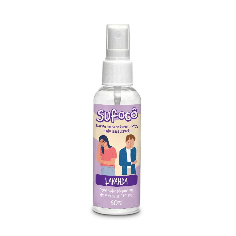 Bloqueador De Odores Sanitário Lavanda Sufoco Globell 60ml