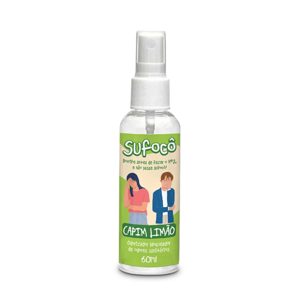 Bloqueador De Odores Sanitário Capim Limão Sufoco Globell 60ml