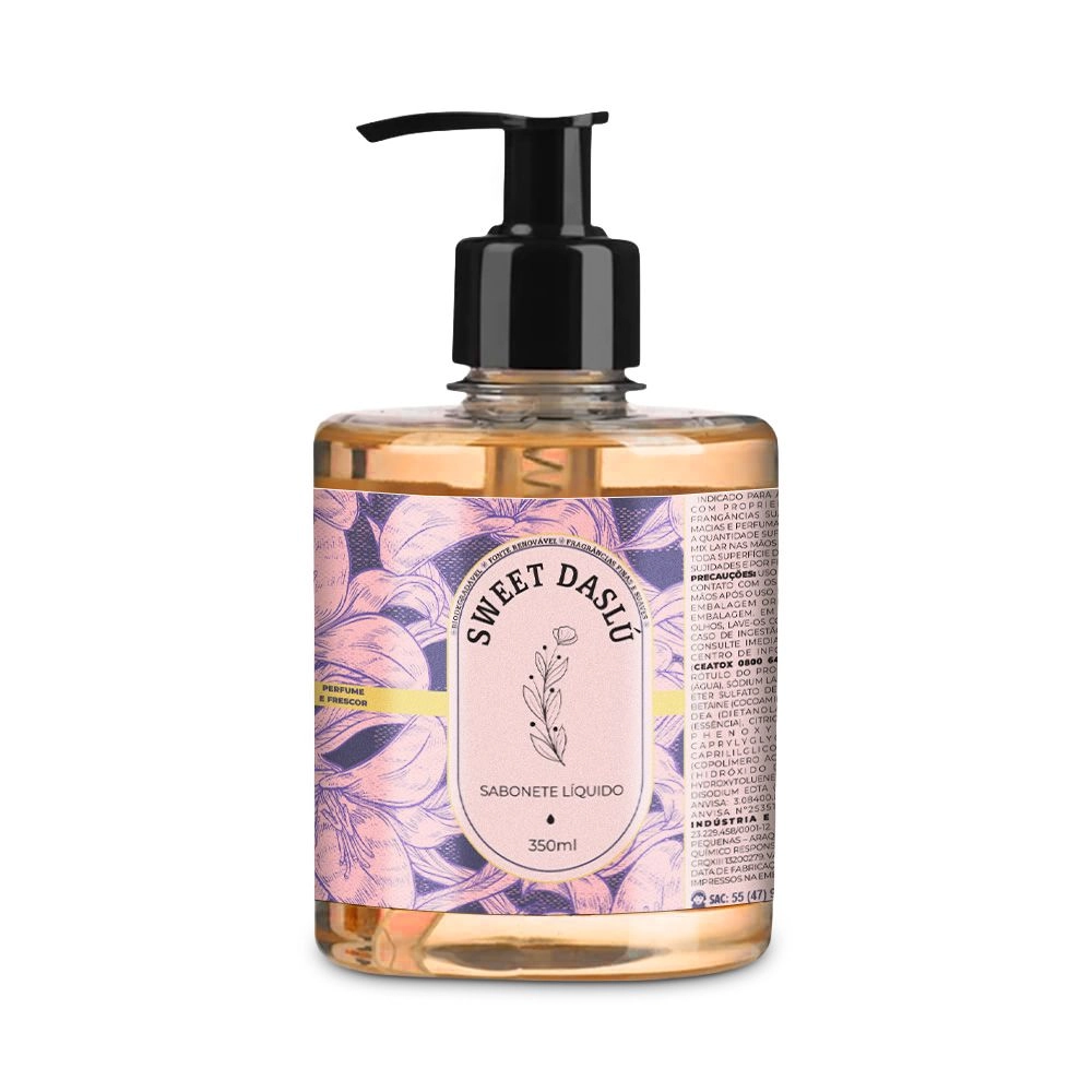 Sabonete Líquido Hidratante Sweet Daslú Globell - 350ml
