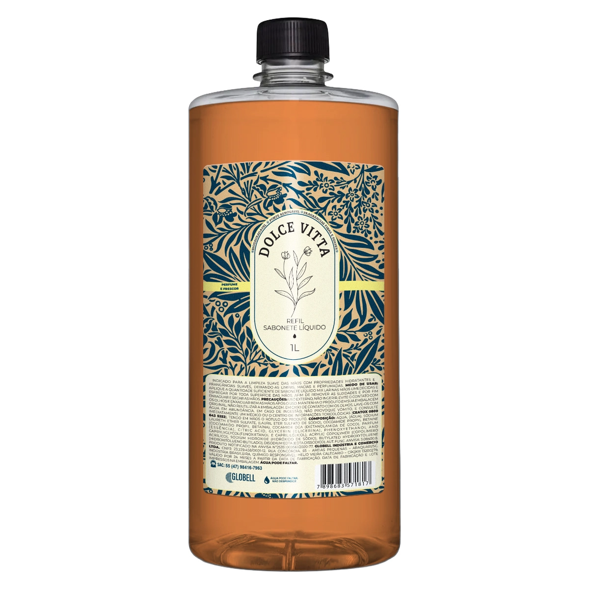 Refil Sabonete Liquido Fragrâncias Finas - 500ml Aroma:dolce Vitta