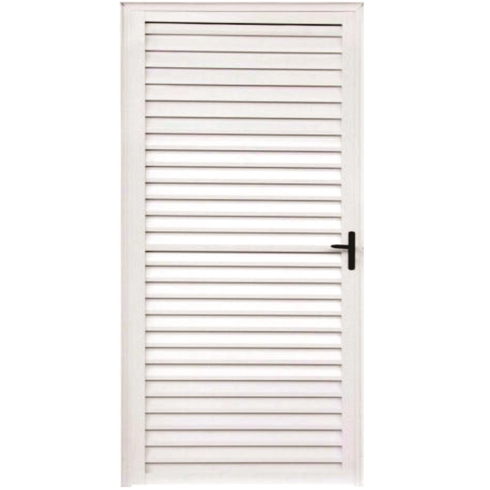 Porta Palheta Alumínio Branco 2.10 X 0.80 Linha 25 Lado:direita