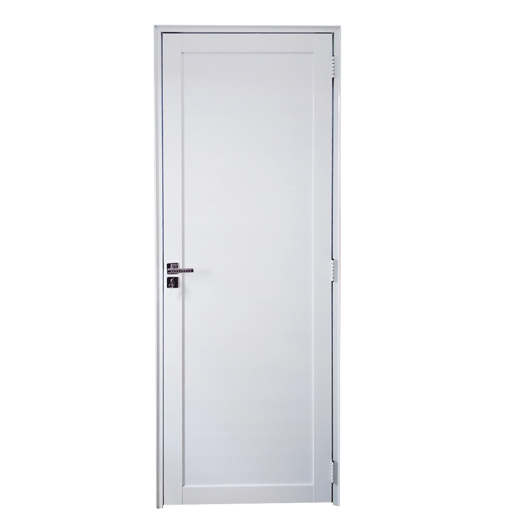 Porta Lambril De Alumínio Branco Com Maçaneta Premium Linha Roma Lado:esquerda; Medidas: 210 X 80