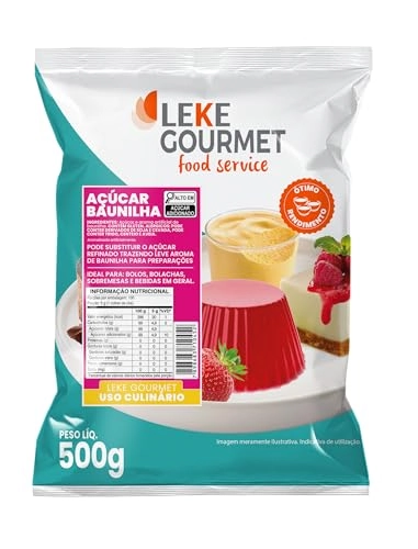 Leke Gourmet Açúcar Baunilha 500g