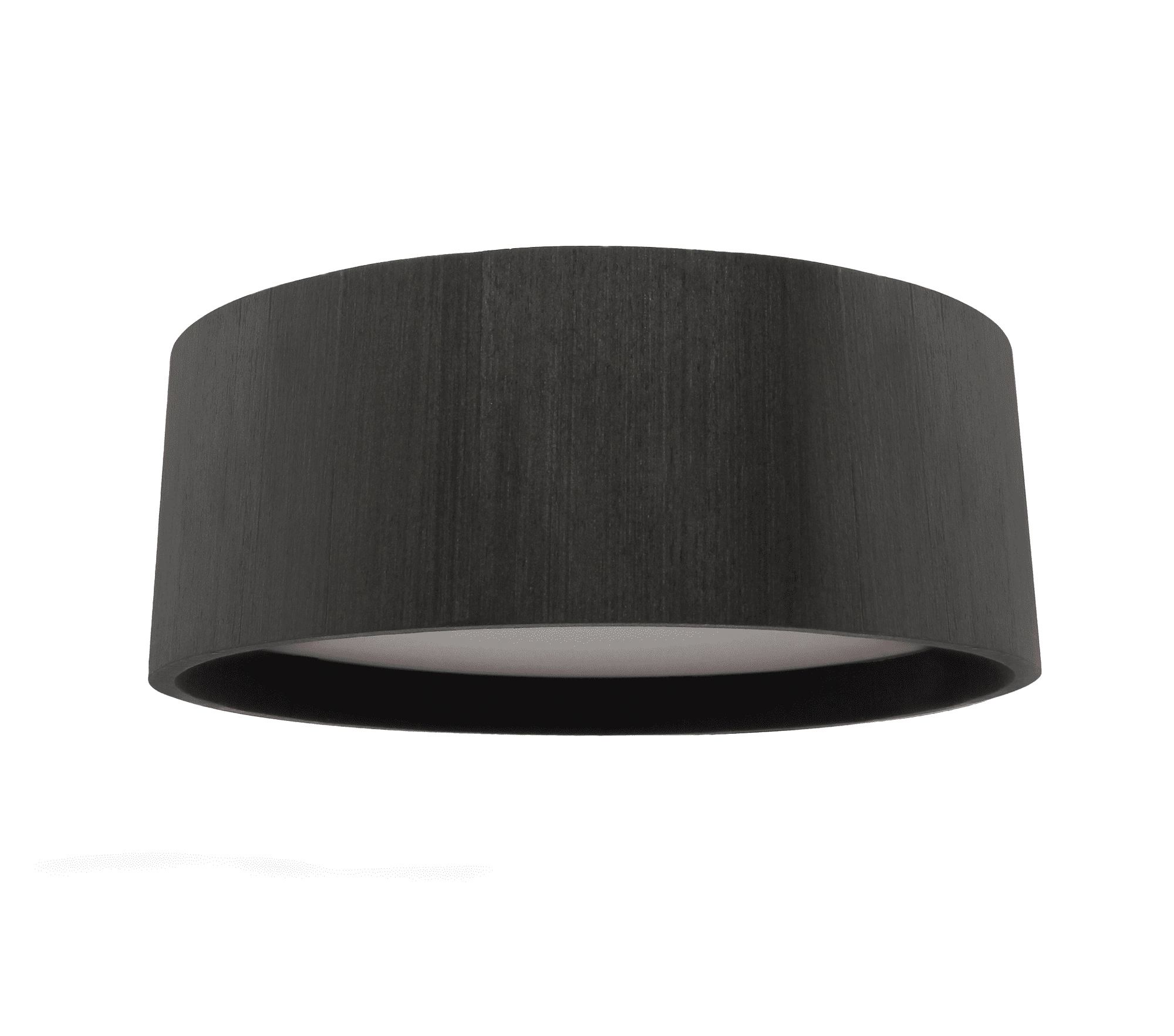 Plafon Redondo Madeira 80cm Preto