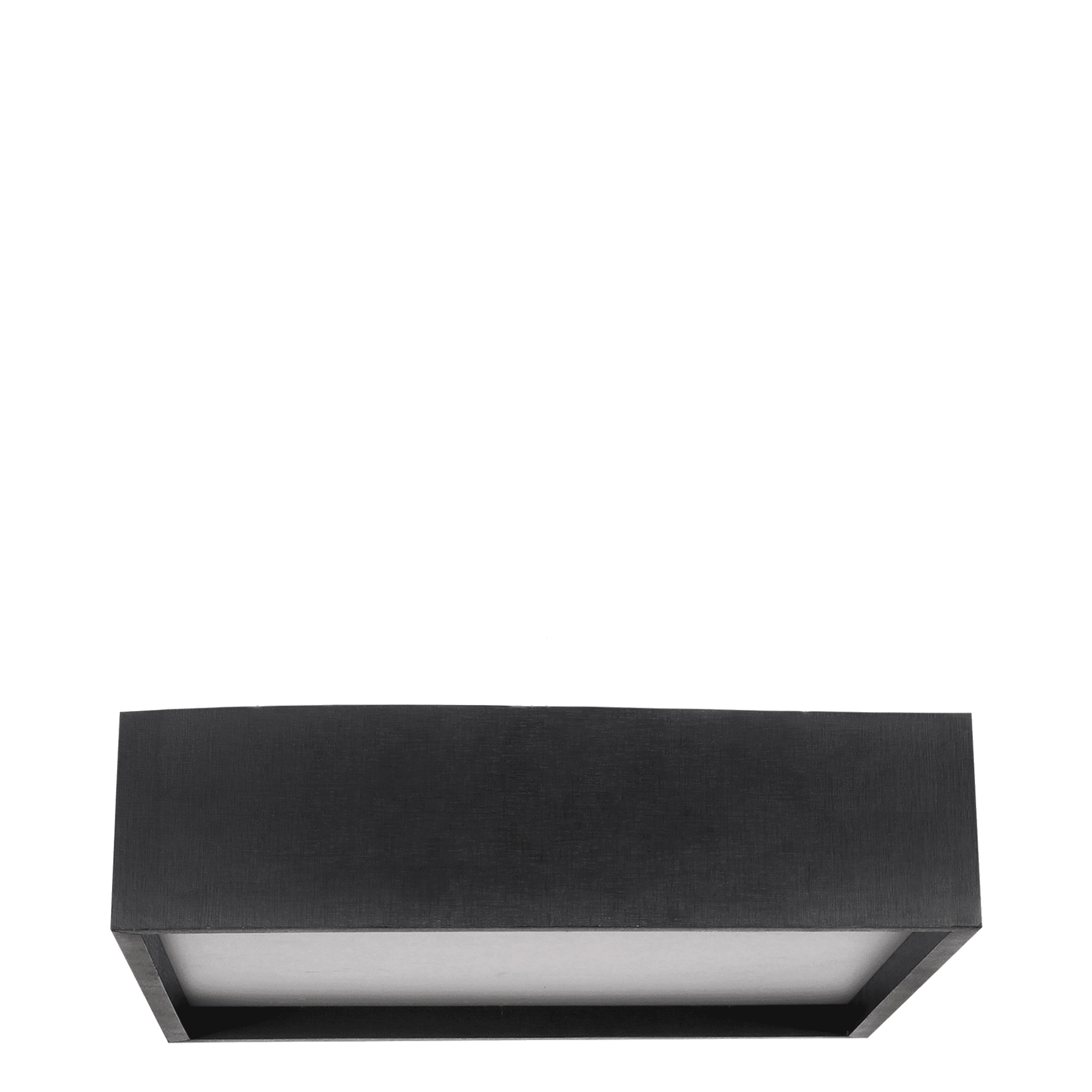 Plafon Quadrado Madeira 30x30cm - Preto