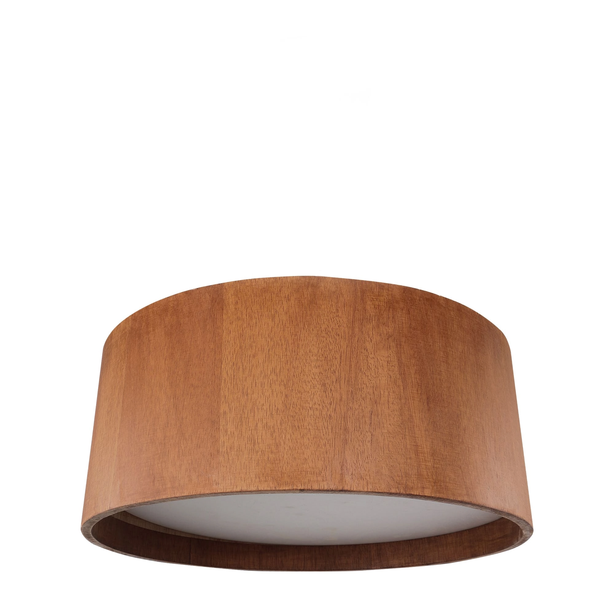 Plafon Redondo Madeira 100cm Mel Bivolt