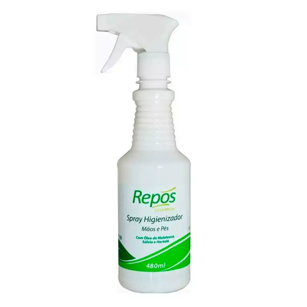 Spray Higienizador P/Mãos E Pés Repós 480Ml