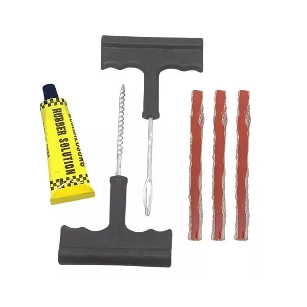 Kit Reparo Pneu com Agulha sem Câmera com 6 Peças - LG FERRAMENTAS HM60