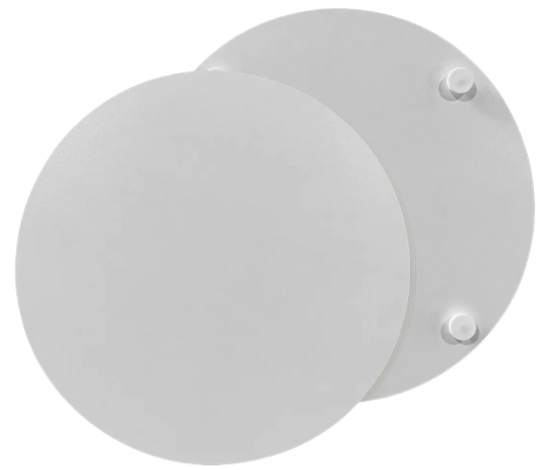Tabuleiro Branco Redondo 45cm