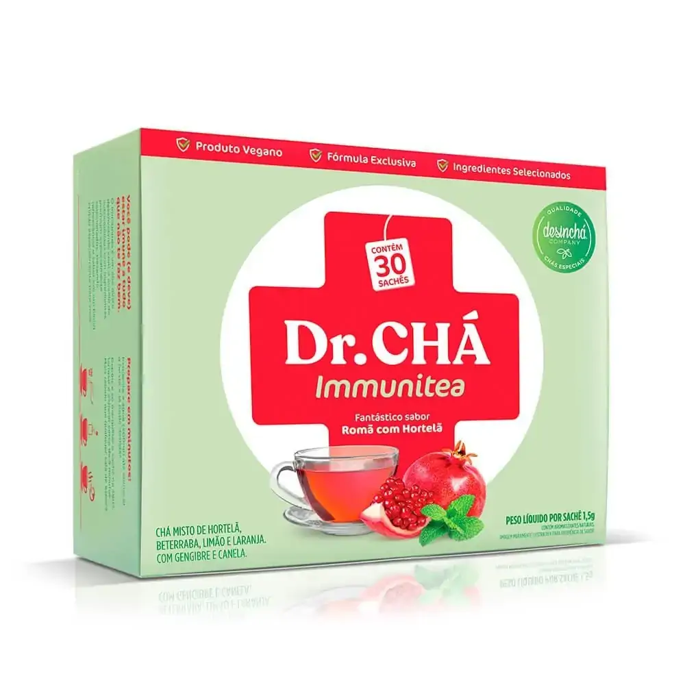 Cha Desincha Immunitea 45g Roma C/ Hortela