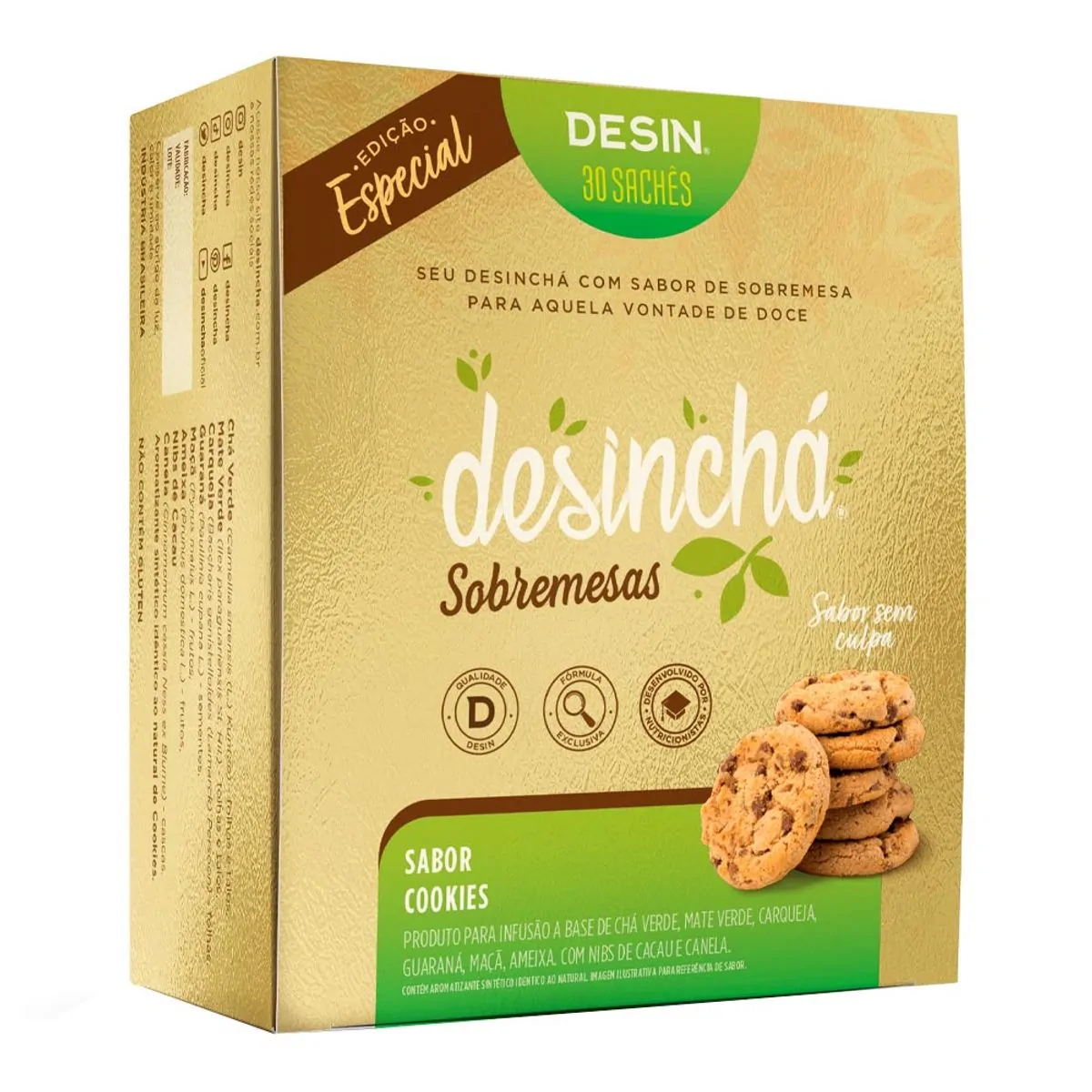 Desinchá Sobremesa Cookies c/ 30 sachês