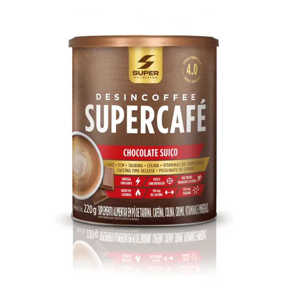 Supercafé Chocolate Suiço Desinchá 220g