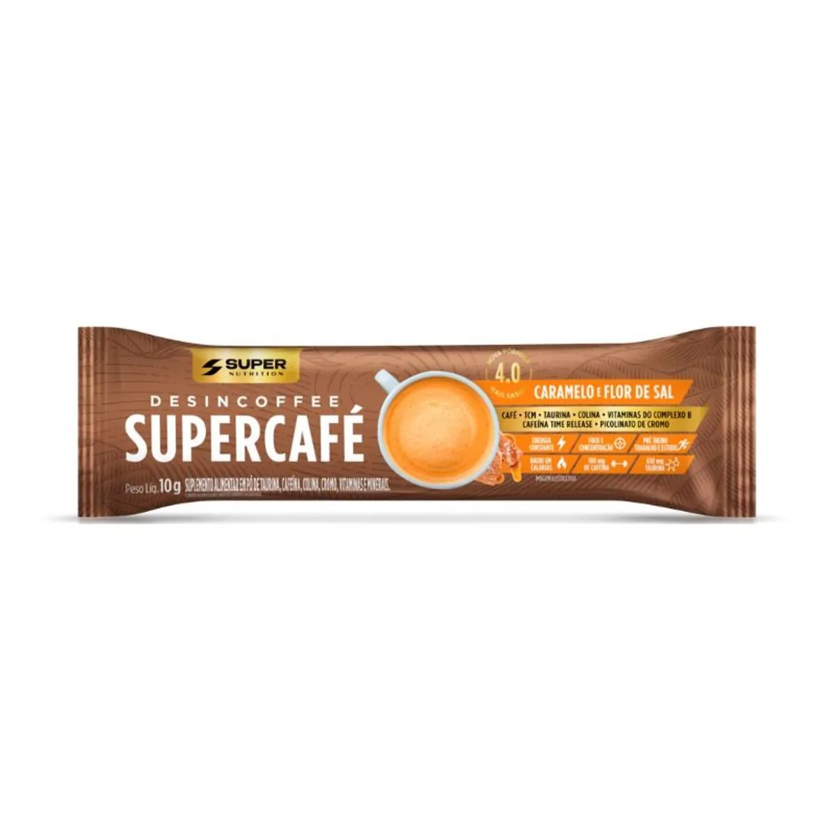 Stick Supercafé Caramelo e Flor de Sal Super Nutrition 10g