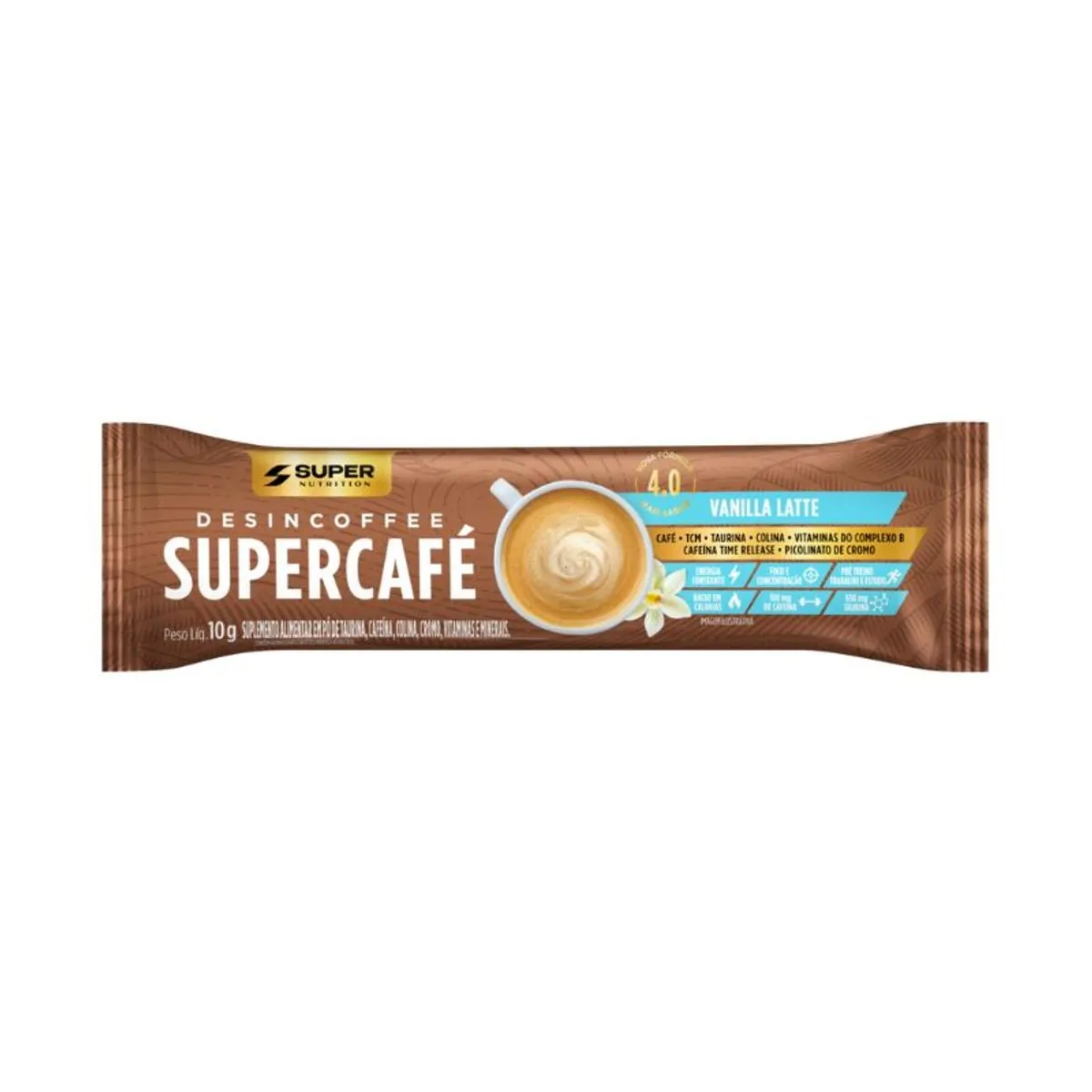 Stick Supercafé Vanilla Latte Super Nutrition 10g