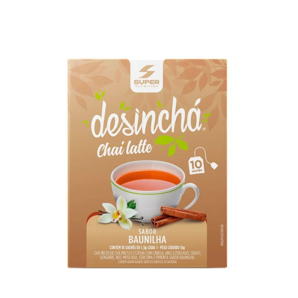 Desinchá Chai Latte Baunilha 10 Sachês