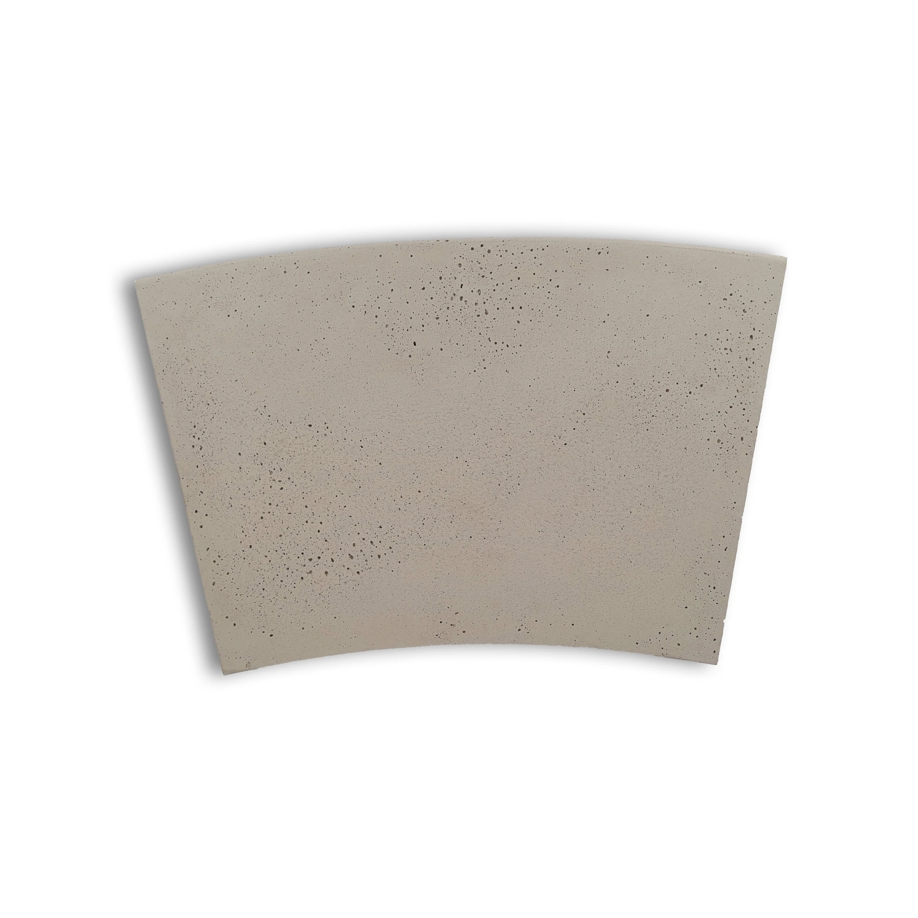 Borda de Piscina Curva Côncava Raio AKB0122 Areia 30x30cm Adamá