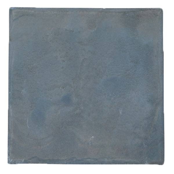Ladrilho Hidráulico Quadrado Liso Azul 20x20cm Oficina Yby