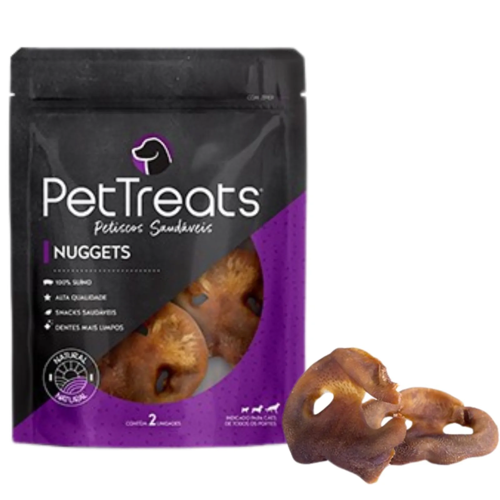 Petiscos Saudáveis Nuggets Para Cães