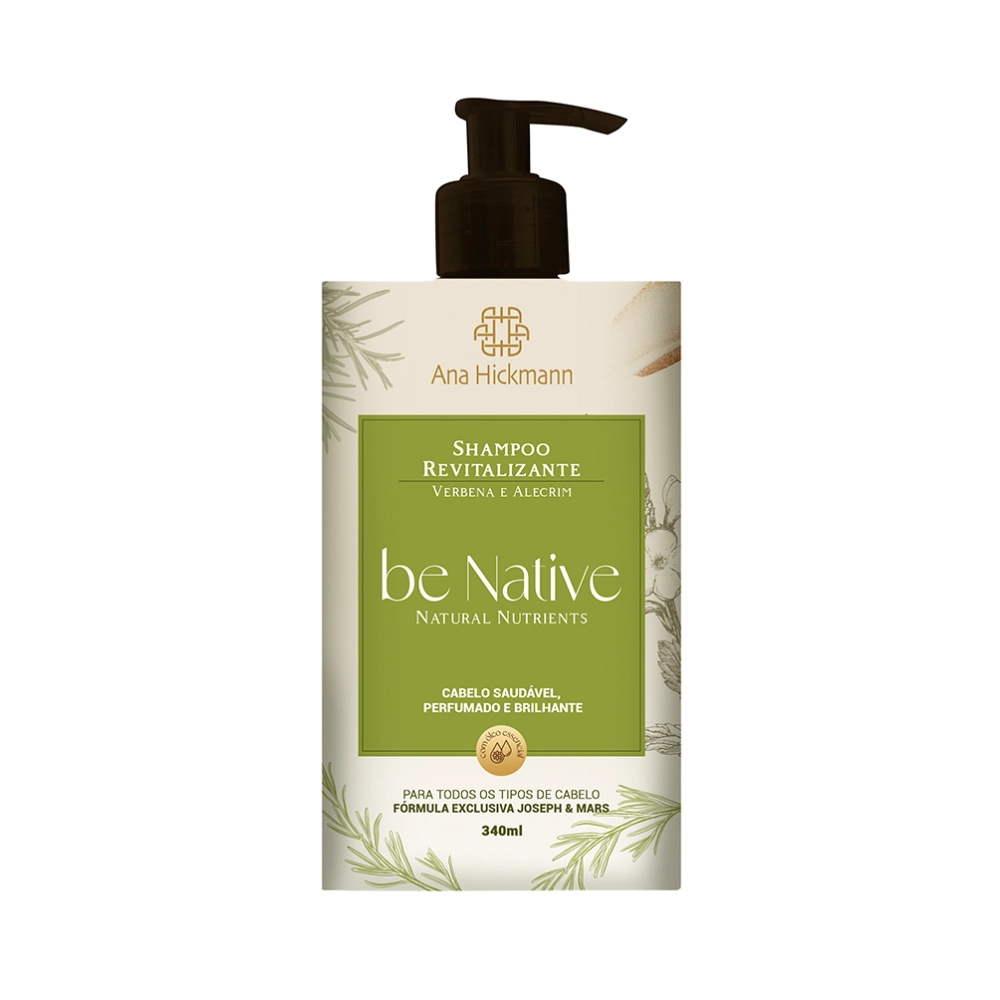 Shampoo Ana Hickmann Be Native Alecrim E Verbana 340ml
