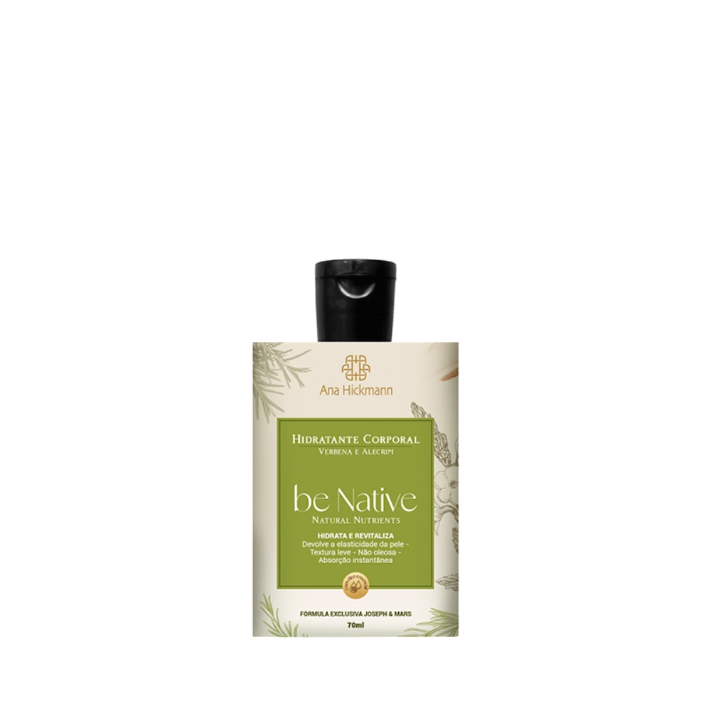 Kit Ana Hickmann Minipack Sh Cond Hid Be Native Alecrim E Verbena 3x70ml