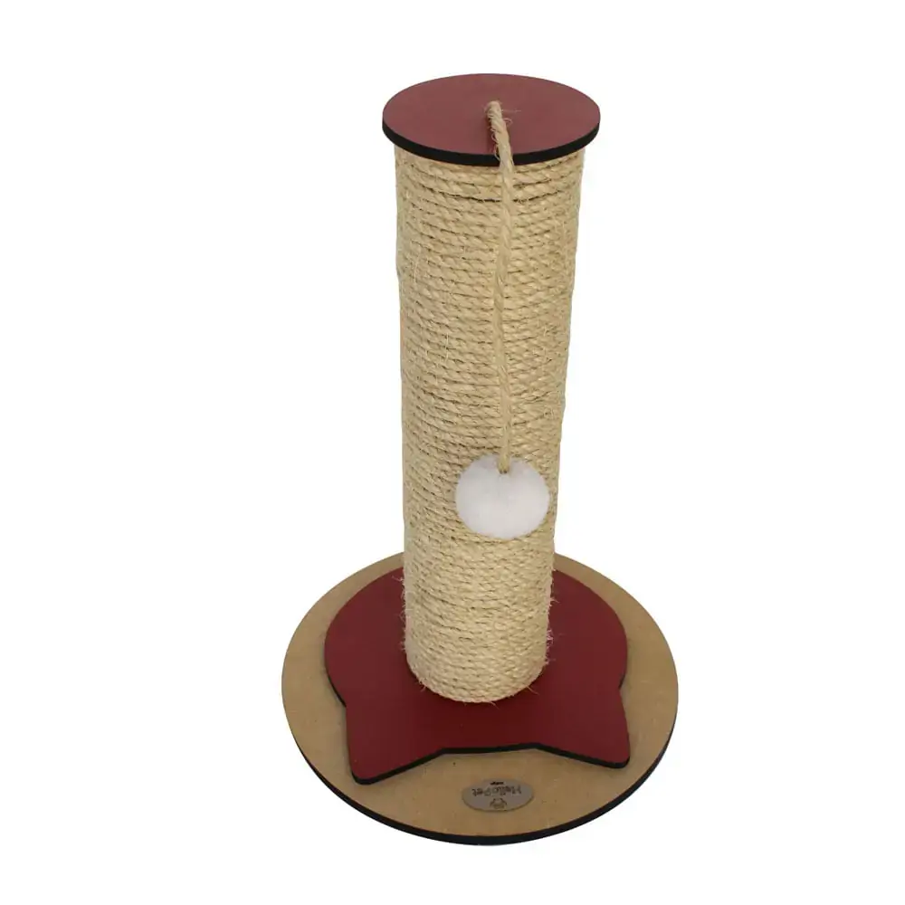 Brinquedo Arranhador Sisal Barcelona Vermelho