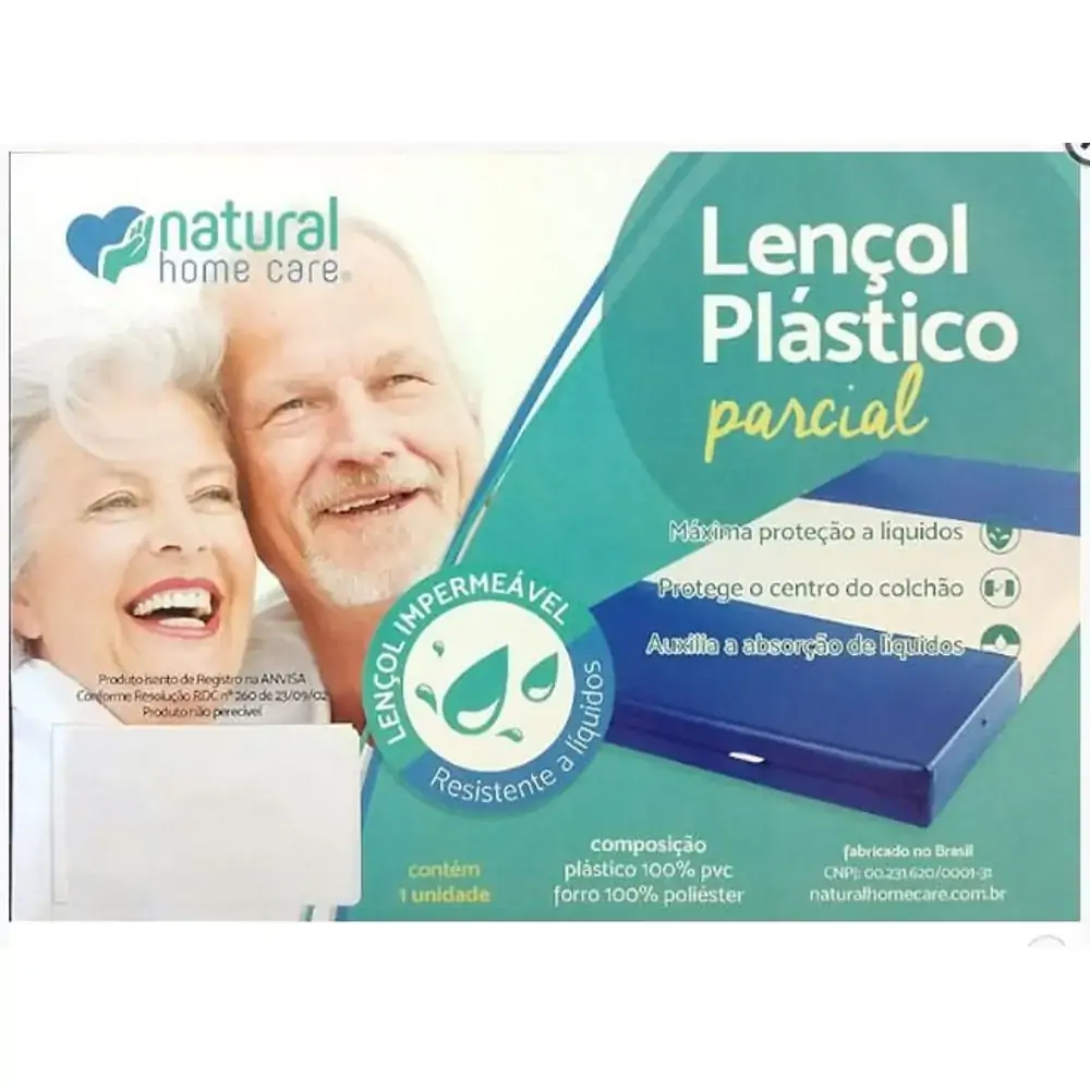 Lençol Parcial Impermeável Meia Cama - Tam: Casal