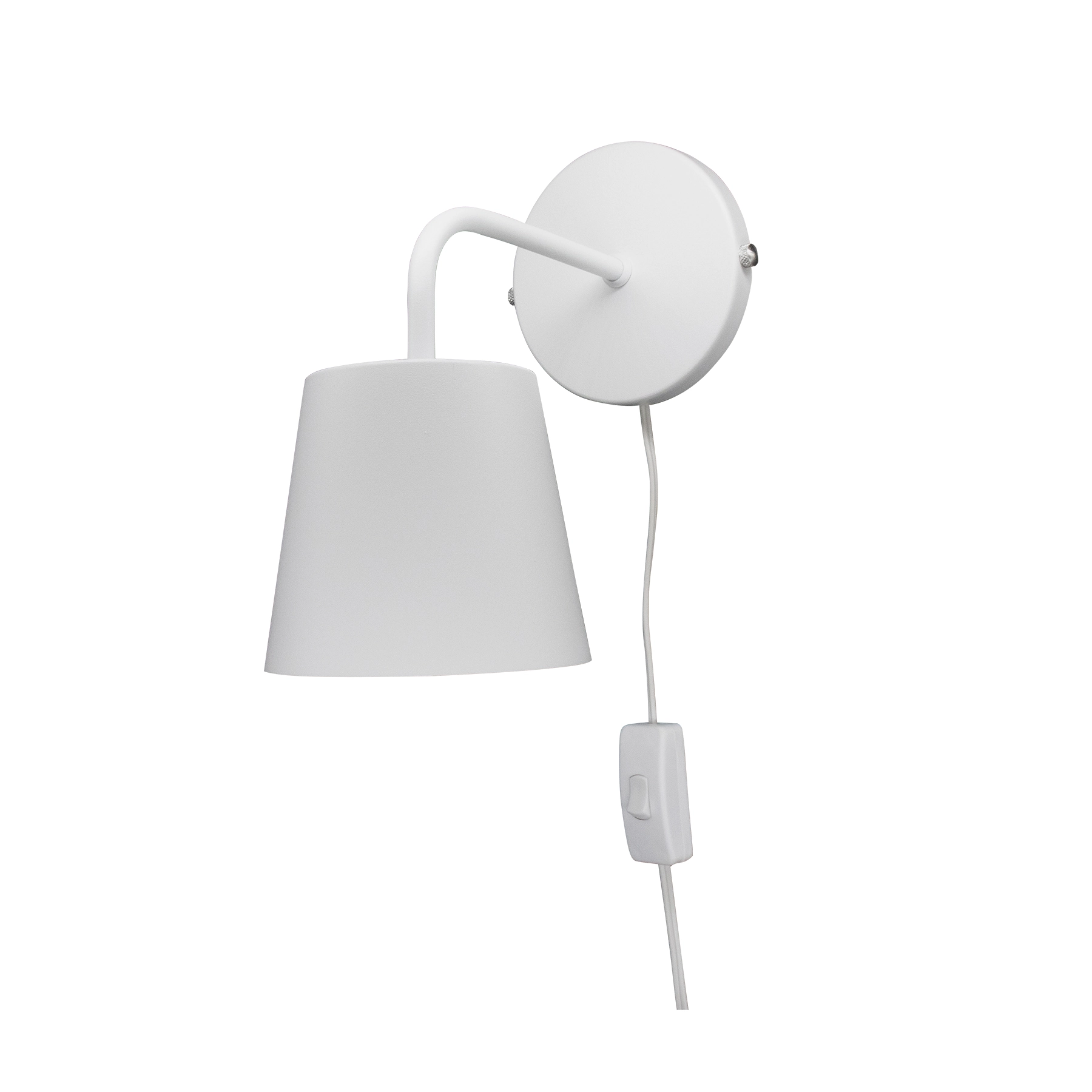 Arandela de Parede Interna com Fio IP20 Vase Luz Vita Branca Bivolt