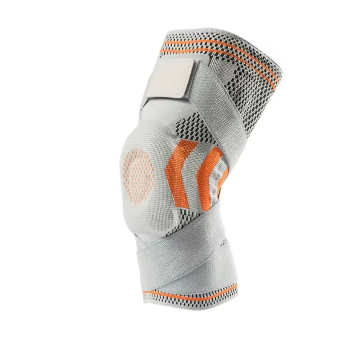 Joelheira Compressão Estabilizador Esportivo Silicone Gel com Faixa Ajustável Suporte para Joelho Ci