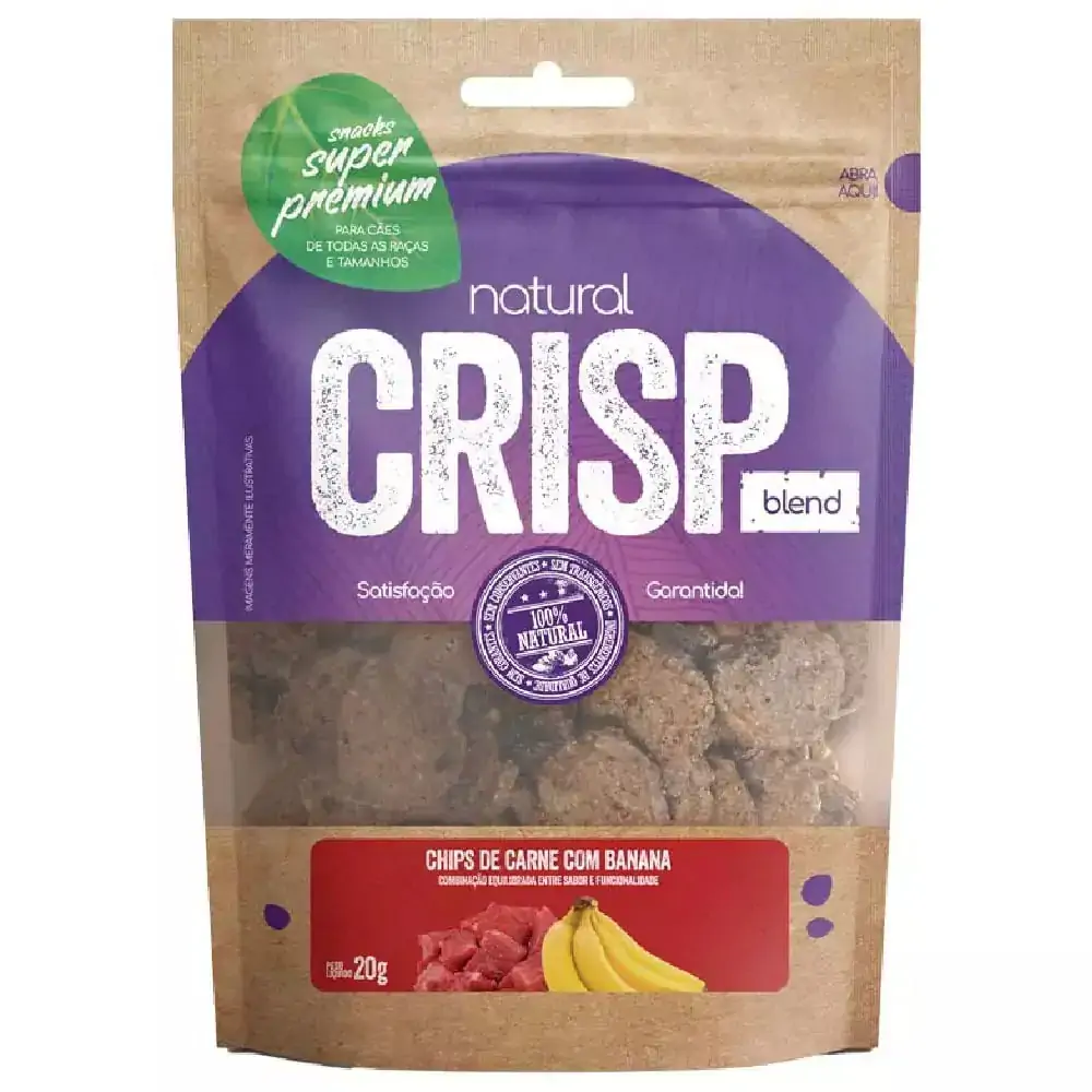 Snack Caes Nat.crisp 20gr Carne Cbanana