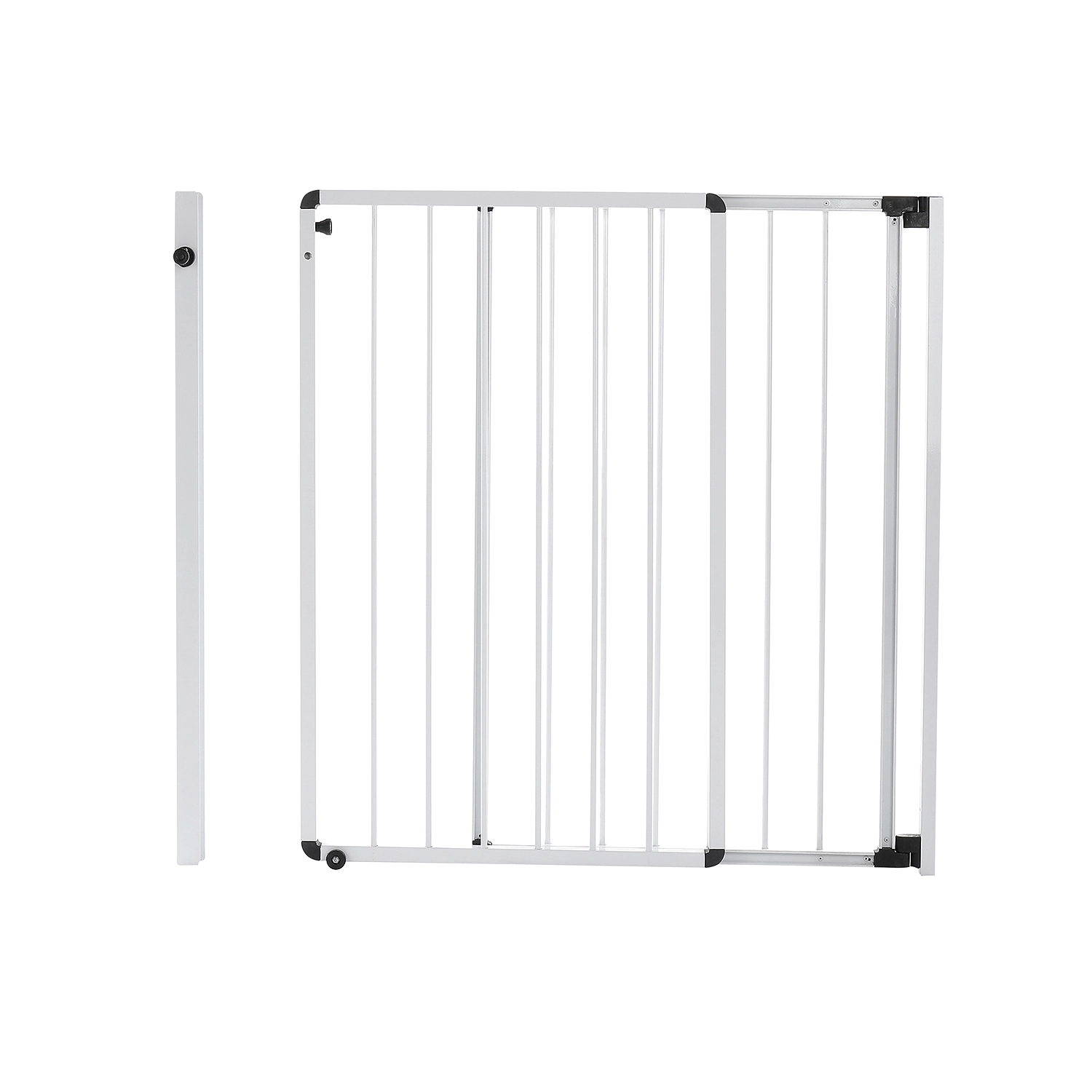 Portão de Segurança para Crianças e PET Altura 85cm e Largura Regulável de 58 A 100cm BRANCO