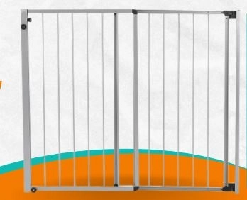 Portão de Segurança para Crianças e PET Altura 85cm e Largura Regulável de 58 A 100cm