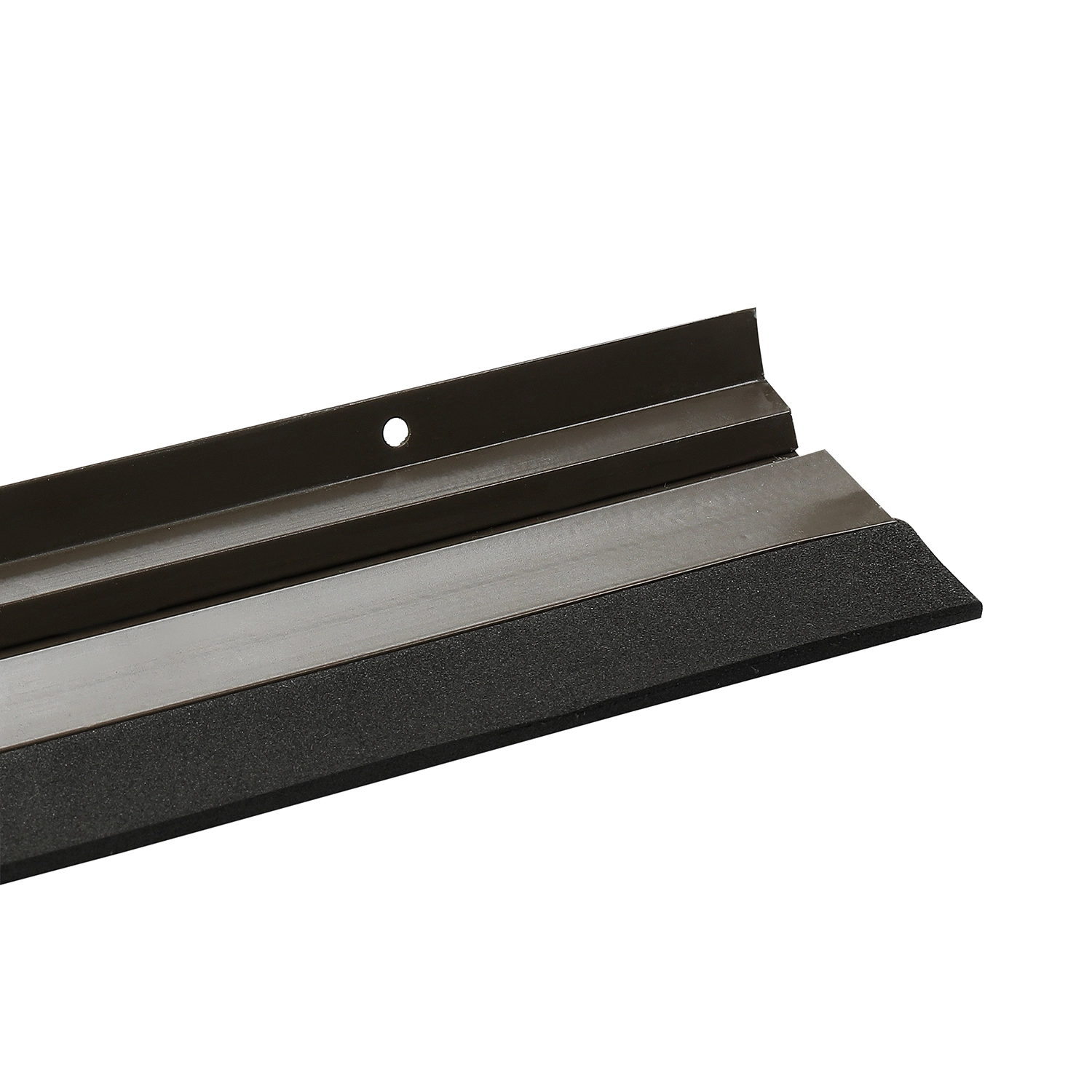 Friso De Vedação Em Alumínio Largura 080 Cm - Fumê - Kit C/ 2 Pçs