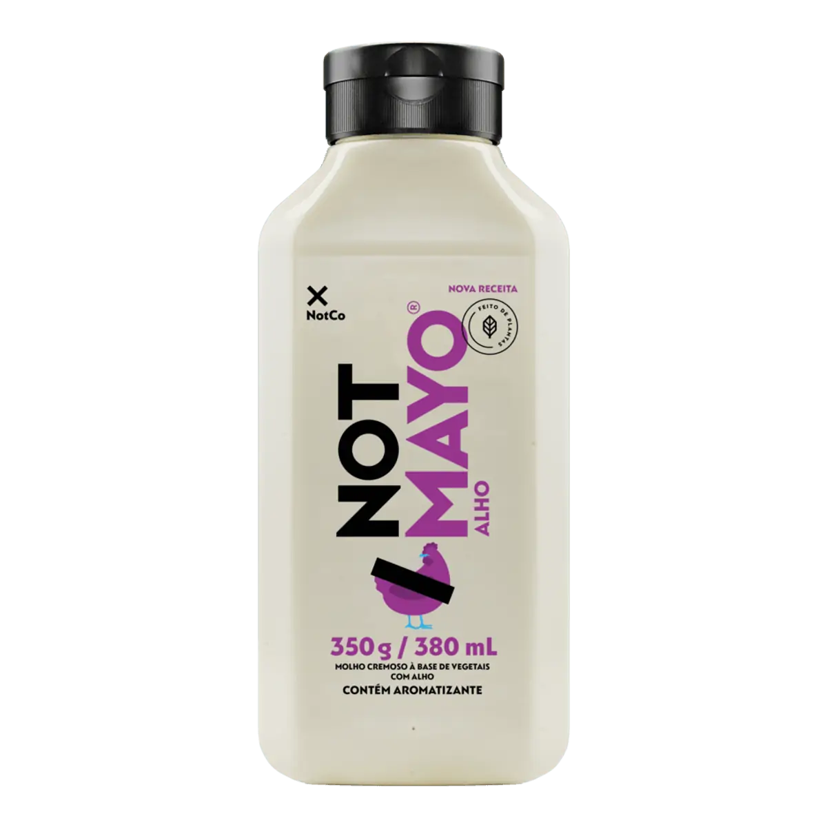 Molho à Base de Vegetais Alho Not Squeeze 350g