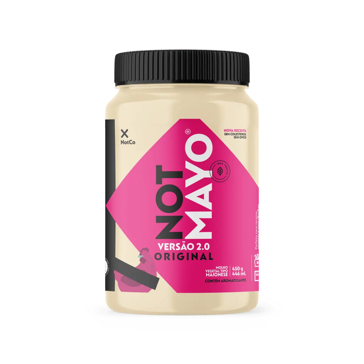 Molho Vegetal Tipo Maionese Not Mayo Pote 450g
